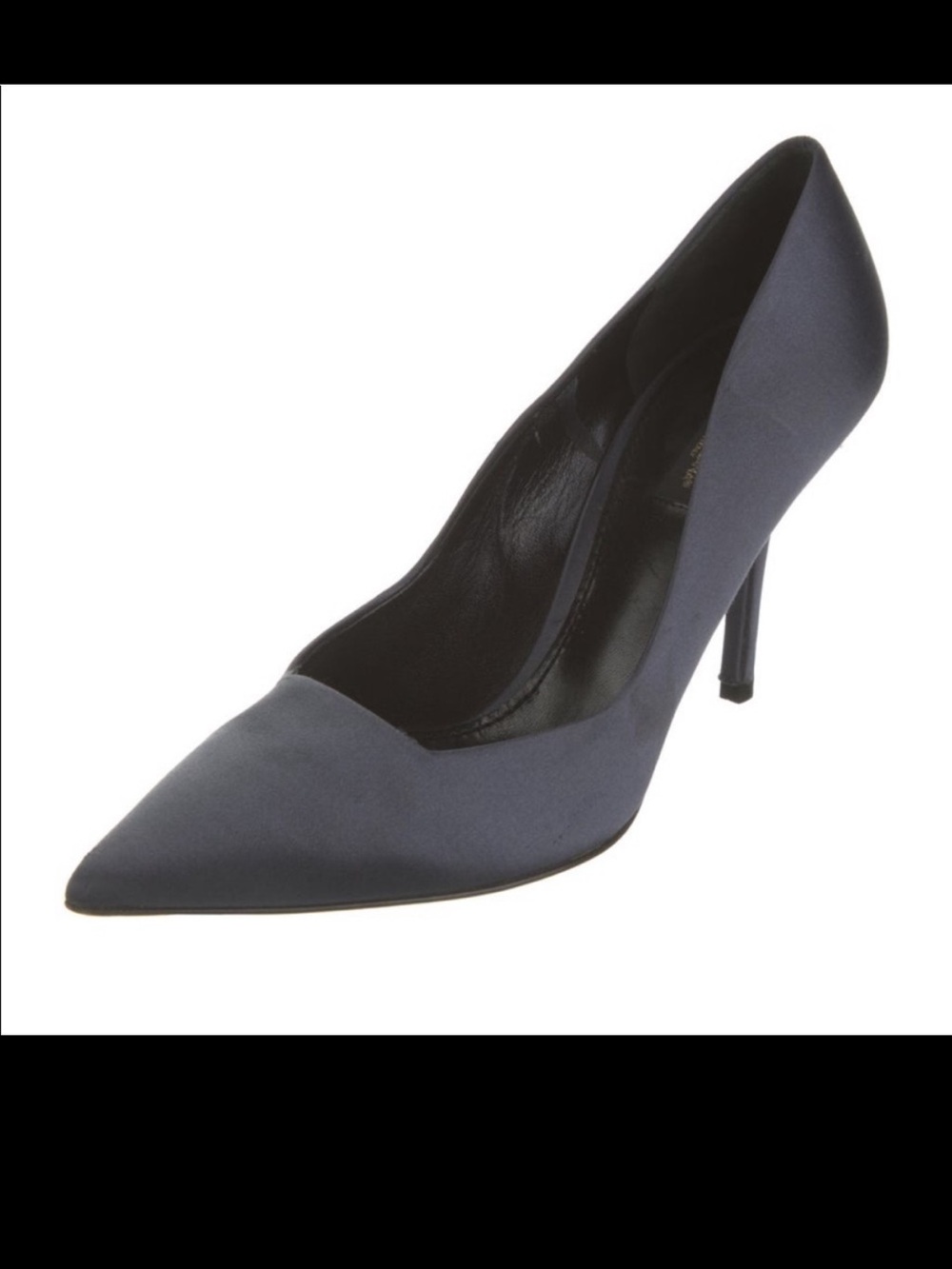 Dolce & Gabbana Satin Pointed Toe Heels